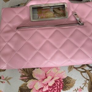 INC. Pink Quilted Women's Bag